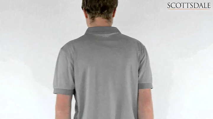 J Lindeberg Rex Polo Shirt Light Grey Melange