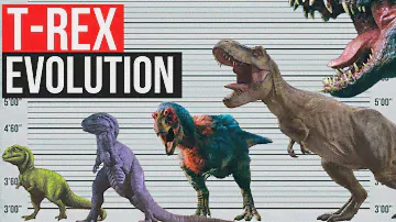 T-rex Evolution 1900 - 2022 | Jurassic Park, Jurassic World Dominion