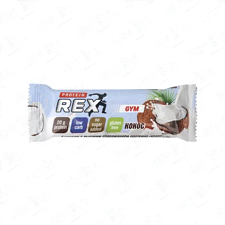 Батончик ProteinRex кокос без глазури 60г-0