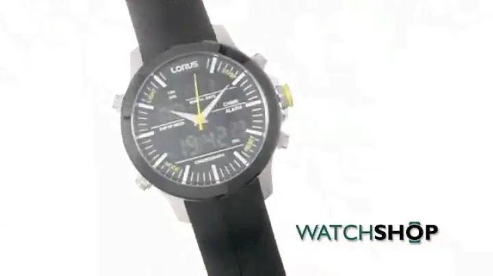 Men's Lorus Alarm Chronograph Watch (RW605AX9)