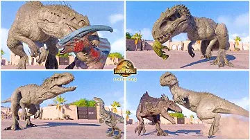 Indominus Rex All Perfect Animations & Interactions 🦖 Jurassic World Evolution 2 - JWE, I-REX