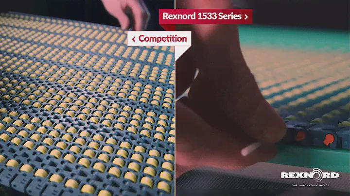 Rexnord 1533 Series MatTop Chain for Easy Maintenance
