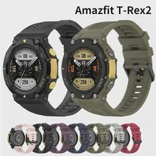 Силиконовый ремешок Для Amazfit T-Rex 2 Оригинальный Спортивный Дышащий браслет на открытом воздухе, браслет Correa для Ремня Huami Amazfit T-Rex 2