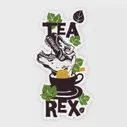 S41145 # Различных Размеров Самоклеящаяся Наклейка Tea Rex Автомобильная Наклейка Водонепроницаемый Автодекор на Бампер Заднего Стекла