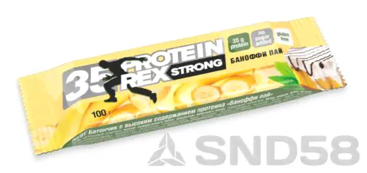 Protein Rex Батончик STRONG 100 гр протеиновый 35%-1