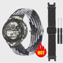 Новый браслет 2023 года для Amazfit T-Rex Pro, ремешок T rex, Нейлоновые Мягкие дышащие Регулируемые Смарт-часы, Эластичный браслет, Аксессуары