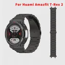 Ремешок из нержавеющей Стали Для Смарт-часов Huami Amazfit T-Rex 2, Сменный Ремешок Для Часов, Металлический Браслет Для Amazfit T-Rex 2 Correa