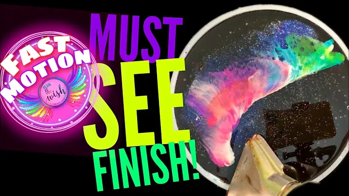 FAST MOTION Super GORGEOUS GALAXY EFFECTS! Luxury coaster -  watch till the end!