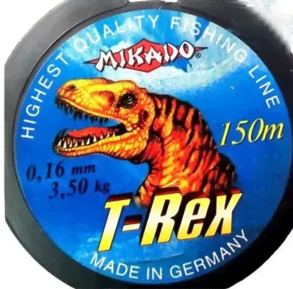 Леска монофильная Mikado T-rex 150м,размеры внутри-0