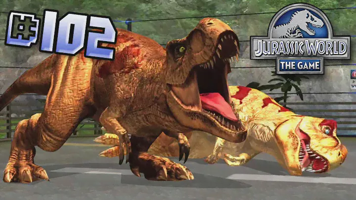 T.rex Team Brawlasaurs! || Jurassic World - The Game - Ep 102 HD