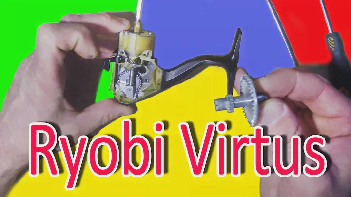 Ryobi Virtus разбираем, смотрим люфт, смазываем безинерционную катушку, купленную год назад.