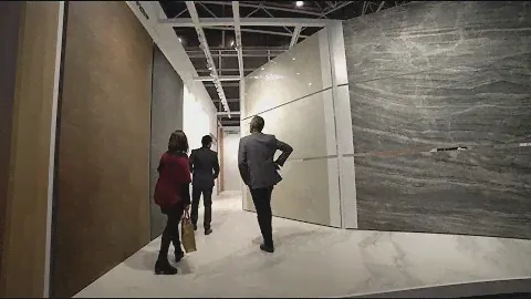 Large format and minimal thickness porcelain tiles - COVERLAM by Grespania