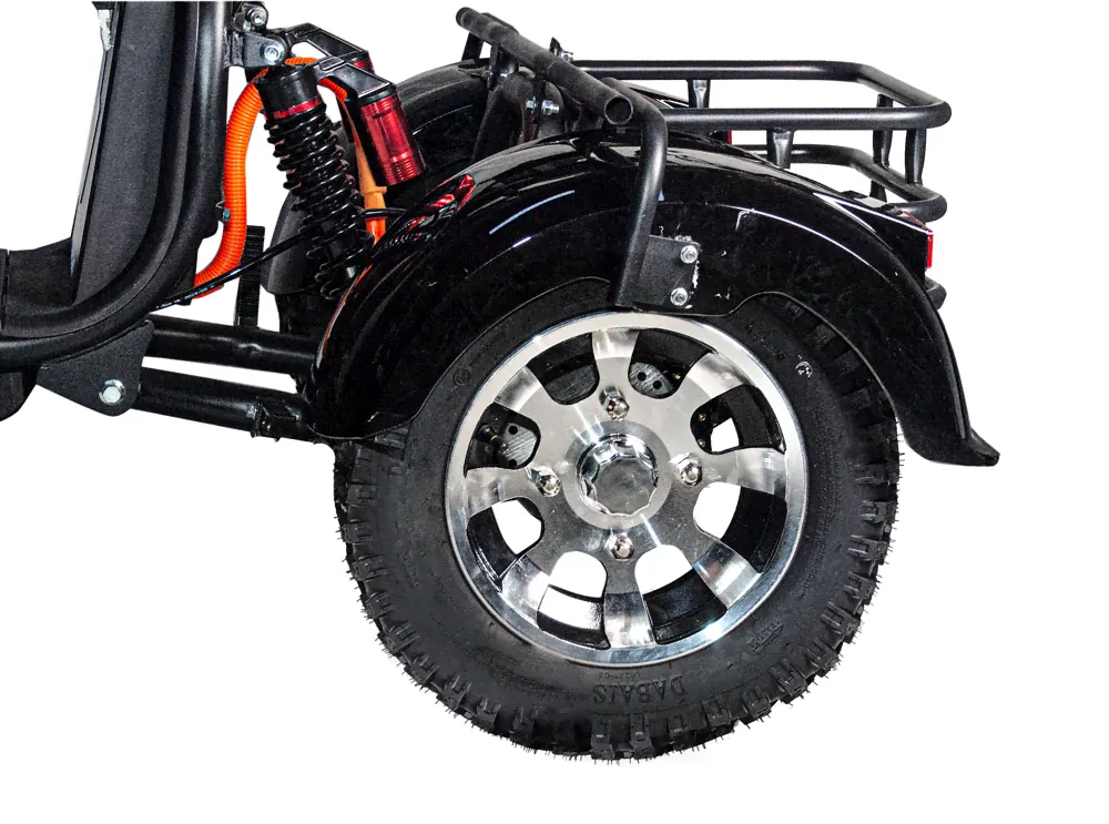 Электроскутер Minako REX-T 3000W 40Ah черный-3