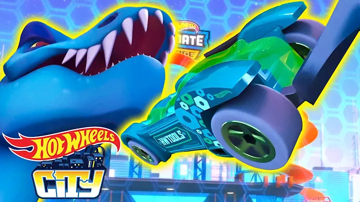 The Ultimate T-Rex Transporter in Hot Wheels City! 🦖🚗 + More Cartoons for Kids