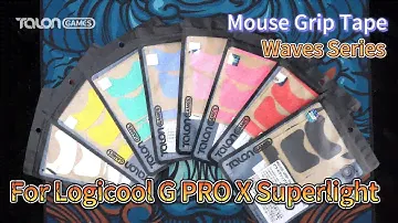 Great to the touch! TALONGAMES Wave Pattern Series Mouse Grip Tape (for Logitech G Pro X Superlight)