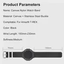 Ремешок нейлоновый для смарт-часов Amazfit T rex T-Rex, сменный Браслет для наручных часов, аксессуары (art.: 3a38af4de87)