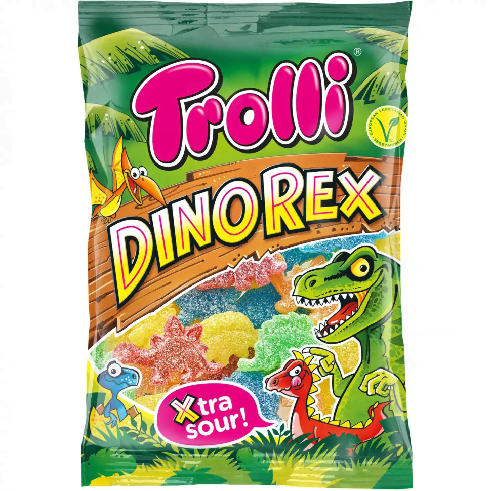 Trolli / VEGAN Dino Rex 220гр