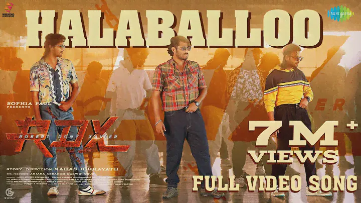 Halaballoo - Video Song | RDX | Shane Nigam,Antony Varghese,Neeraj Madhav | Nahas Hidhayath| Sam C S