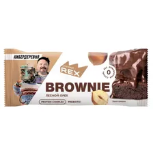 PROTEIN REX Пирожное протеиновое 50г, Брауни лесной орех
