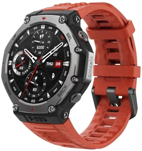 Умные часы Amazfit T-Rex 3, Лавовый красный-0