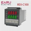 Интеллектуальный регулятор температуры REX-C100 PID Универсальный Термостат REX-C100 SSR Релейный выход Универсальный Вход типа K PT100 J