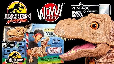 2023 WOW! Stuff Jurassic Park Real FX animatronic Tyrannosaurus rex Review!!!