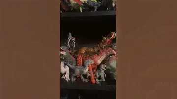 Jurassic World Collection Shelf #jurassicparktoys #campcretaceous #jurassicworlddominion #dinosaur