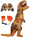 Надувной костюм динозавра T-REX