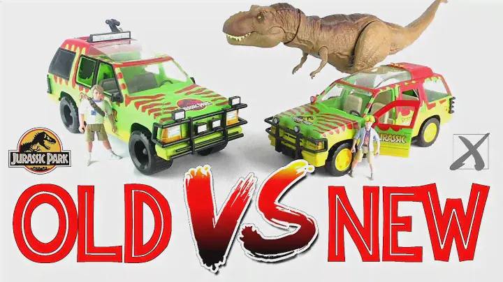 OLD vs NEW Jurassic World Legacy Collection T Rex Escape Pack Review | Votesaxon07