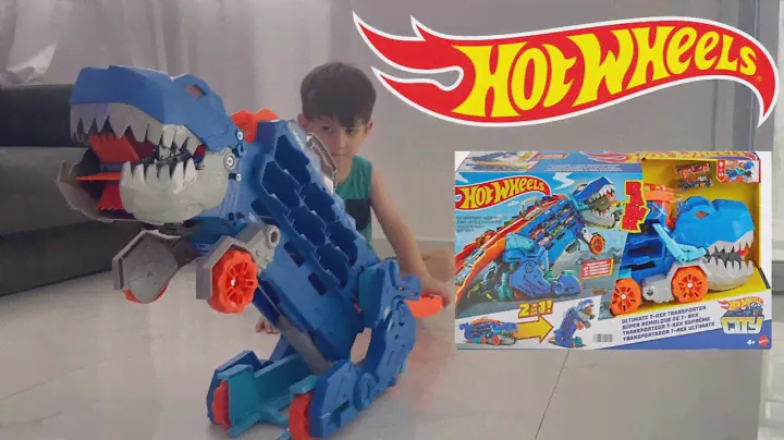 Hot Wheels City ULTIMATE T-REX TRANSPORTER