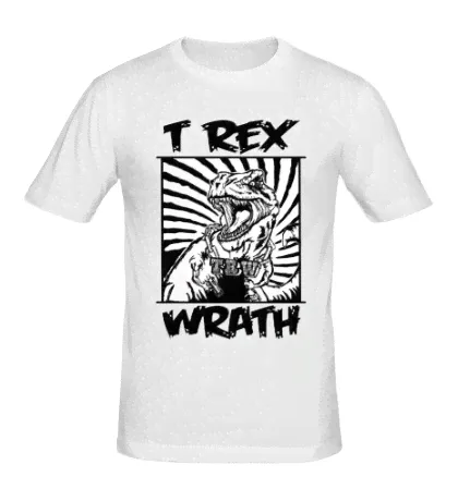 Мужская футболка «T-Rex wrath»