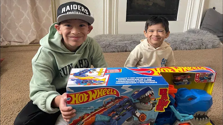 Unboxing HotWheels Ultimate t-rex transporter !!! #hotwheels#unboxing#review#hotwheelsunboxing#dinos