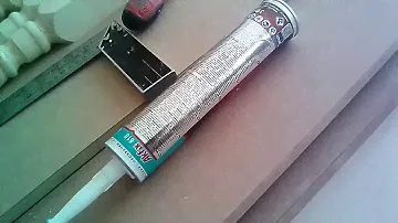 PU жидкие гвозди - использование тубы с застывшим поршнем