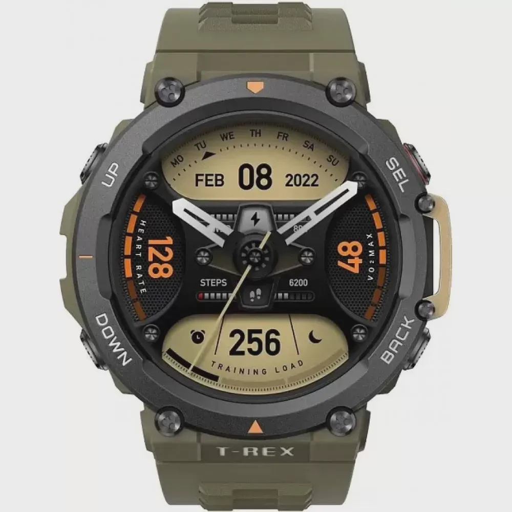 Смарт-часы AMAZFIT T-REX 2 A2170 зеленые AMF-6972596105084-1