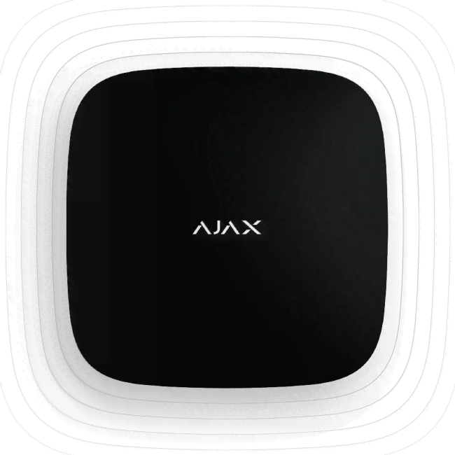 Ajax ReX Черный Интеллектуальный ретранслятор сигнала