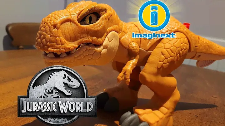 Imaginext Jurassic World Thrashin' Action T-rex - Toy Review