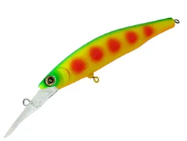 Saurus, Воблер Rex Deep, 9см, Green Parrot