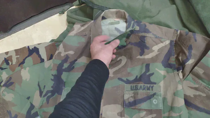 Рубашки США Combat Woodland. Оригинал.