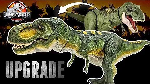 Upgrading my Mattel Legacy Collection male Tyrannosaurus rex!!! Jurassic World Repaint!!!
