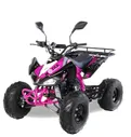 Подростковый бензиновый квадроцикл бензиновый MOTAX ATV T-Rex LUX 125 cc черно-фиолетовый