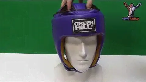 Боксерский шлем Green-Hill Best  синий